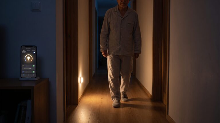 Como usar sensores para evitar que uma pessoa caminhe no escuro durante a madrugada