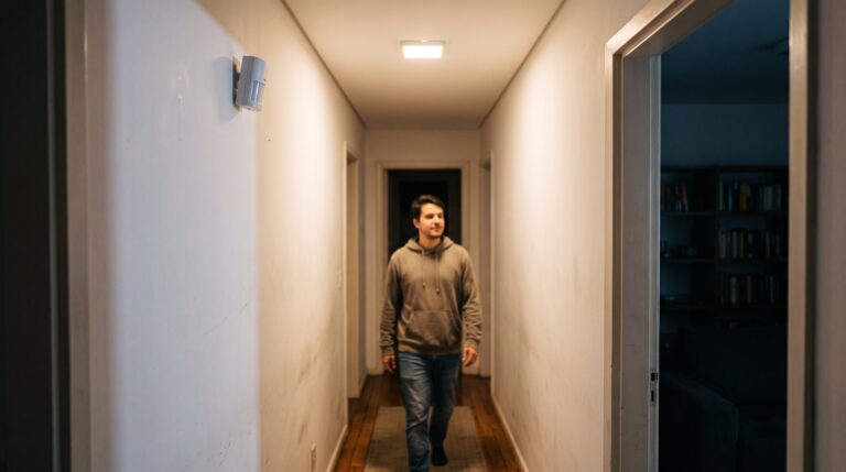 Como fazer a luz do corredor acender automaticamente quando alguém passa